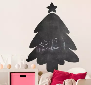 Silhouette sticker spar krijtbord - TenStickers