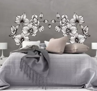 Muurstickers bloemen moderne bloemen - TenStickers