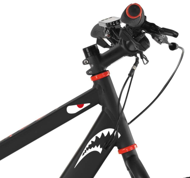 Fiets sticker haaien design - TenStickers