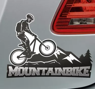 Stickers sport mountainbike - TenStickers