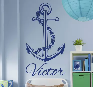 Muurdecoratie stickers Anker - TenStickers