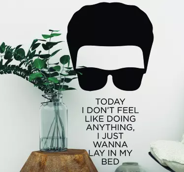 Muurstickers tekst songtekst Bruno Mars - TenStickers