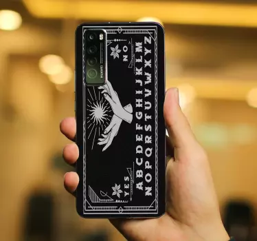 Mystiek ouija-bord huawei sticker - TenStickers