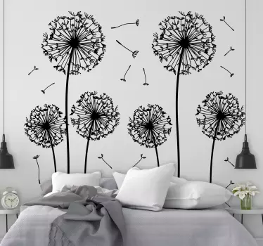 Muursticker paardenbloem - TenStickers