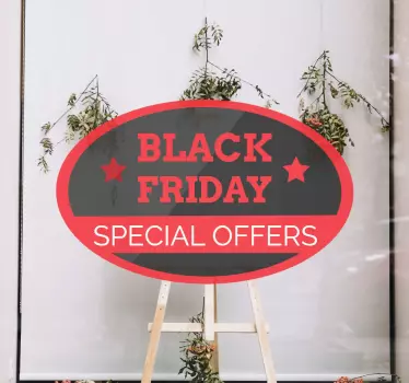 Promotie-evenementbord korting sticker - TenStickers