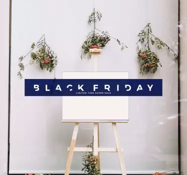 Promotionele verkoopbanner black friday sticker - TenStickers