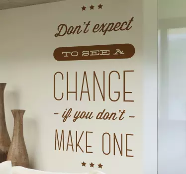 Quote tekst niet opgeven sticker - TenStickers