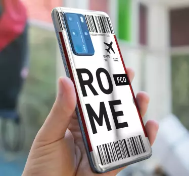 Rome reispas huawei sticker - TenStickers