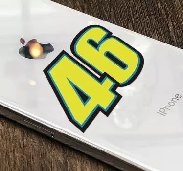 Rossi motor iPhone sticker - TenStickers
