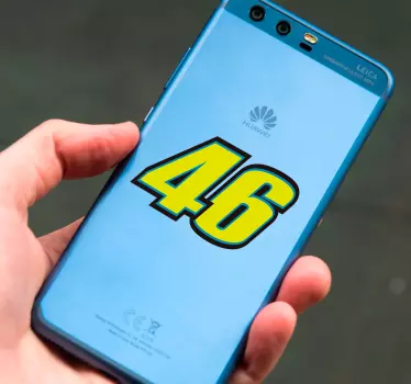 Rossi motor nummer huawei sticker - TenStickers