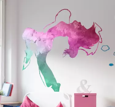 Muursticker moderne dans - TenStickers