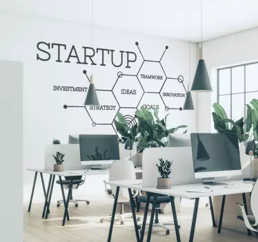 Start-up concepten en ideeën muursticker - TenStickers
