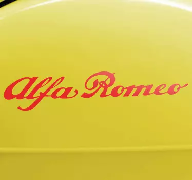 Autoticker Alfa Romeo - TenStickers