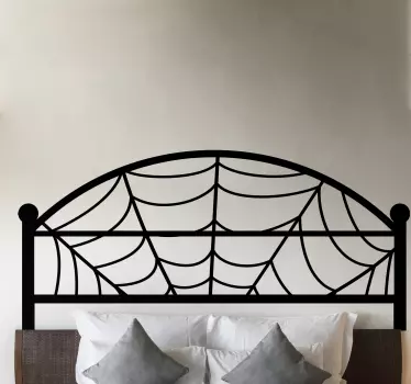 Sticker bed hoofdeinde webbed hoofdeinde accent - TenStickers