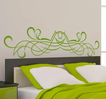 Sticker decoratie hoofdeinde bed - TenStickers