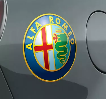 Autosticker embleem alfa romeo - TenStickers