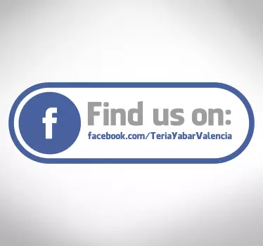 Raamsticker social media promotie - TenStickers