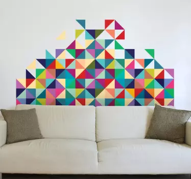 Sticker geometrische constructie - TenStickers