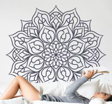 Sticker geometrische vormen elegant mandala motief - TenStickers