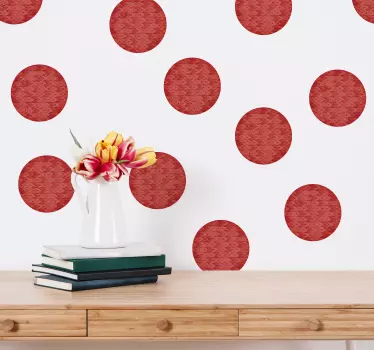 Sticker geometrische vormen ronde textuurpatronen - TenStickers