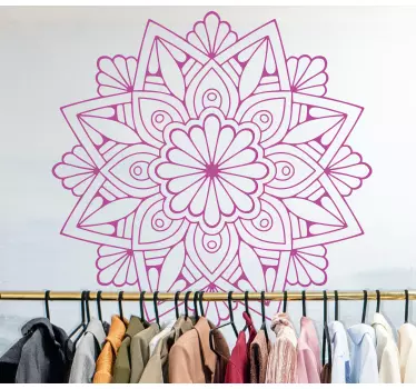 Sticker geometrische vormen uitgebreid botanisch element - TenStickers