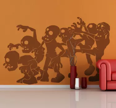 Sticker halloween zombies - TenStickers