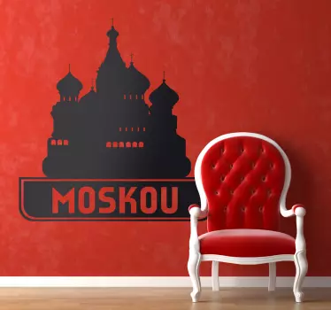 Sticker kathedraal Moskou - TenStickers
