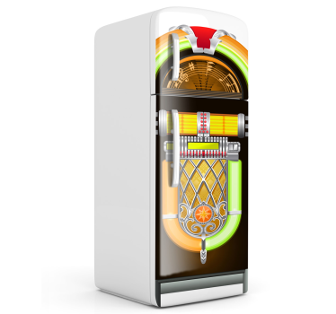 Koelkast sticker keuken jukebox koelkast - TenStickers