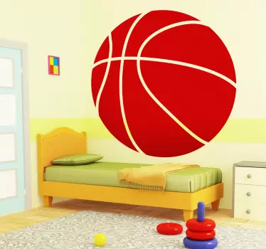 Sticker kinderen basketball - TenStickers