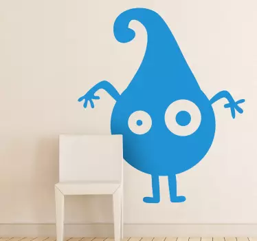 Sticker kinderen Monster ogen - TenStickers