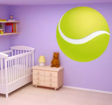 Sticker kinderen tennisbal - TenStickers