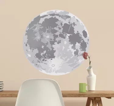 Sticker kinderen volle maan - TenStickers