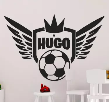 Sticker koning van het voetbal - TenStickers