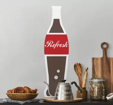 Sticker milkshake rietje - TenStickers