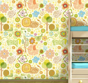 Sticker natuur kinderkamer muursticker - TenStickers