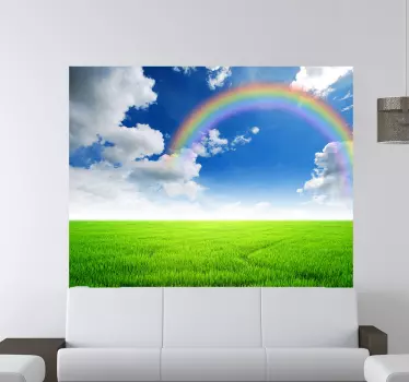 Sticker natuur regenboog - TenStickers