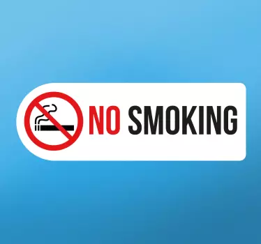 Sticker no smoking - TenStickers