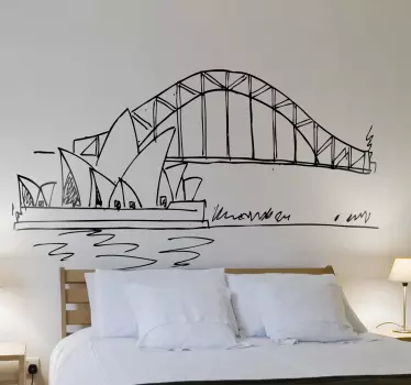 Sticker operahuis sydney - TenStickers