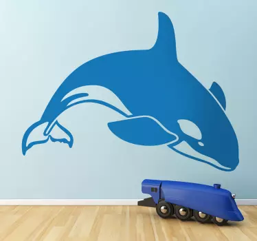 Sticker orka sprong - TenStickers