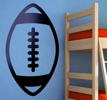 Sticker rugbybal - TenStickers
