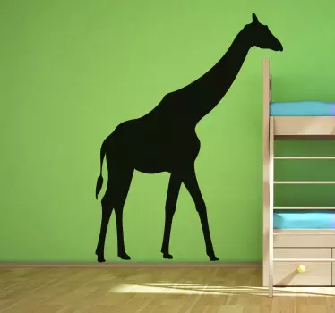 Sticker silhouette giraf - TenStickers