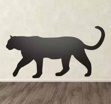 Sticker silhouette panter - TenStickers