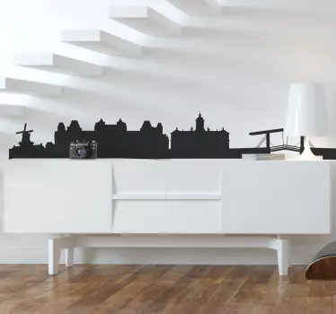 Sticker skyline Amsterdam - TenStickers