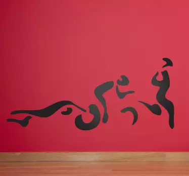 Sticker sport triathlon - TenStickers