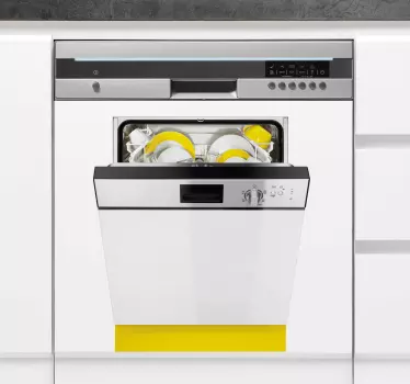 Sticker vaatwasmachine - TenStickers