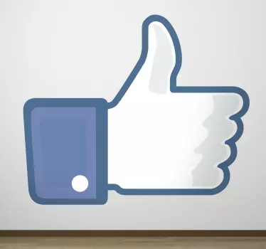 Sticker vind ik leuk fb duim - TenStickers