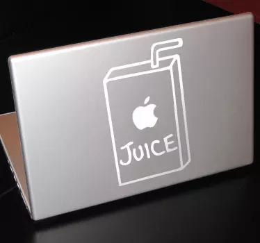 Sticker voor Mac Apple Juice - TenStickers