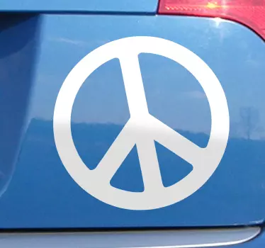 Sticker vredesymbool - TenStickers