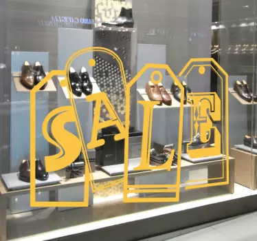 Sticker winkel solden sale - TenStickers