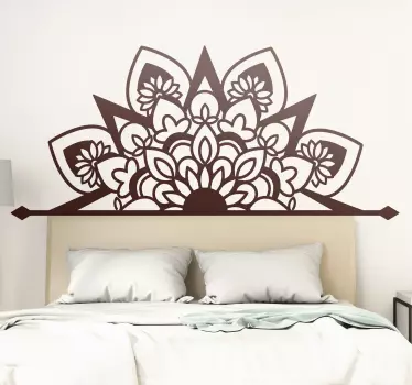 Stickers bloemenpatroon Mooie mandala bloeit stijl - TenStickers